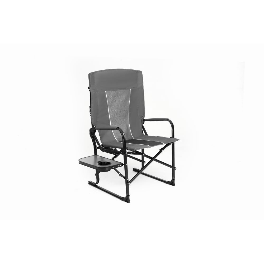 Oversized Portable Folding Camping Chair with Side Table B664271