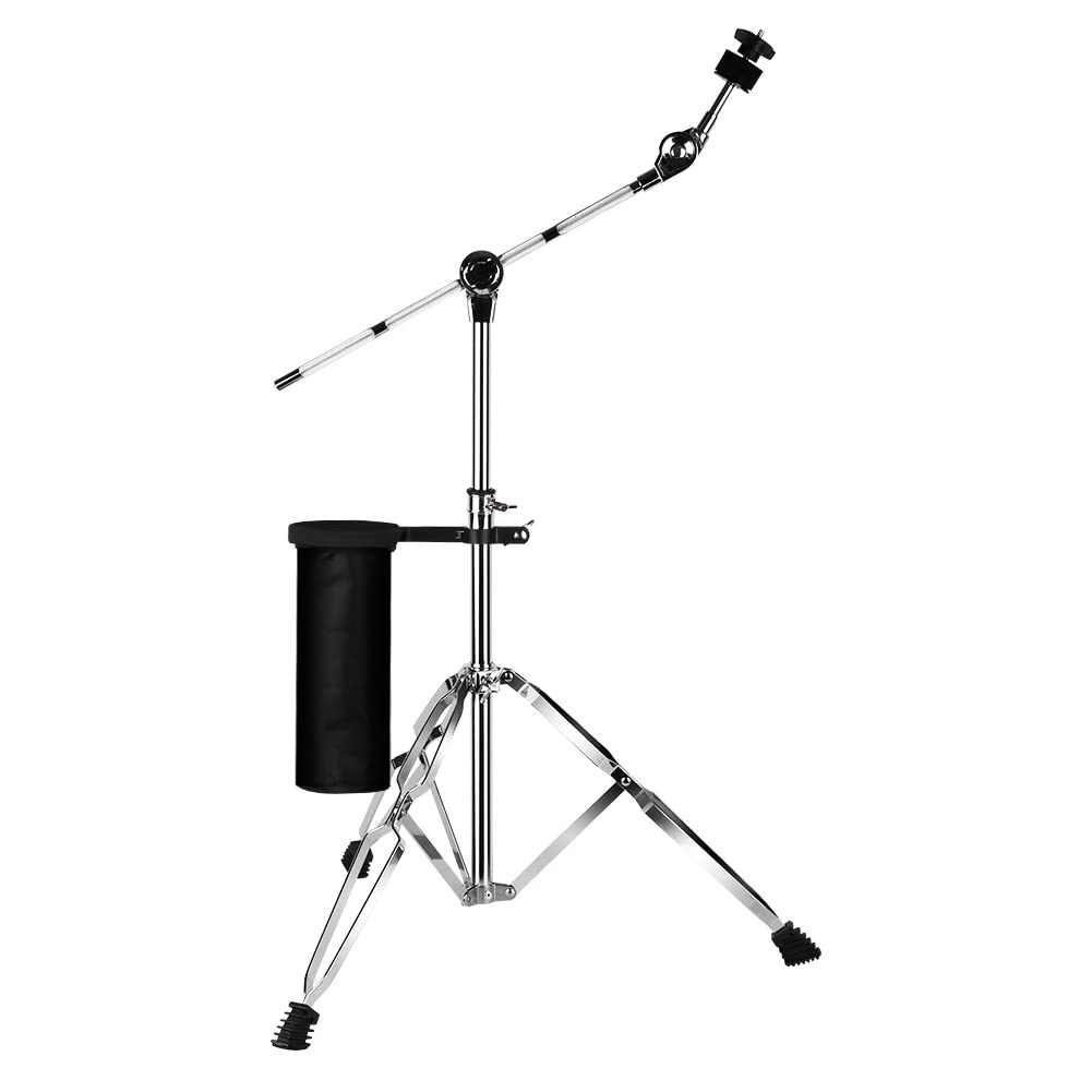 Adjustable Boom and Straight Cymbal Stand with Drum Sticks Holder Y487172