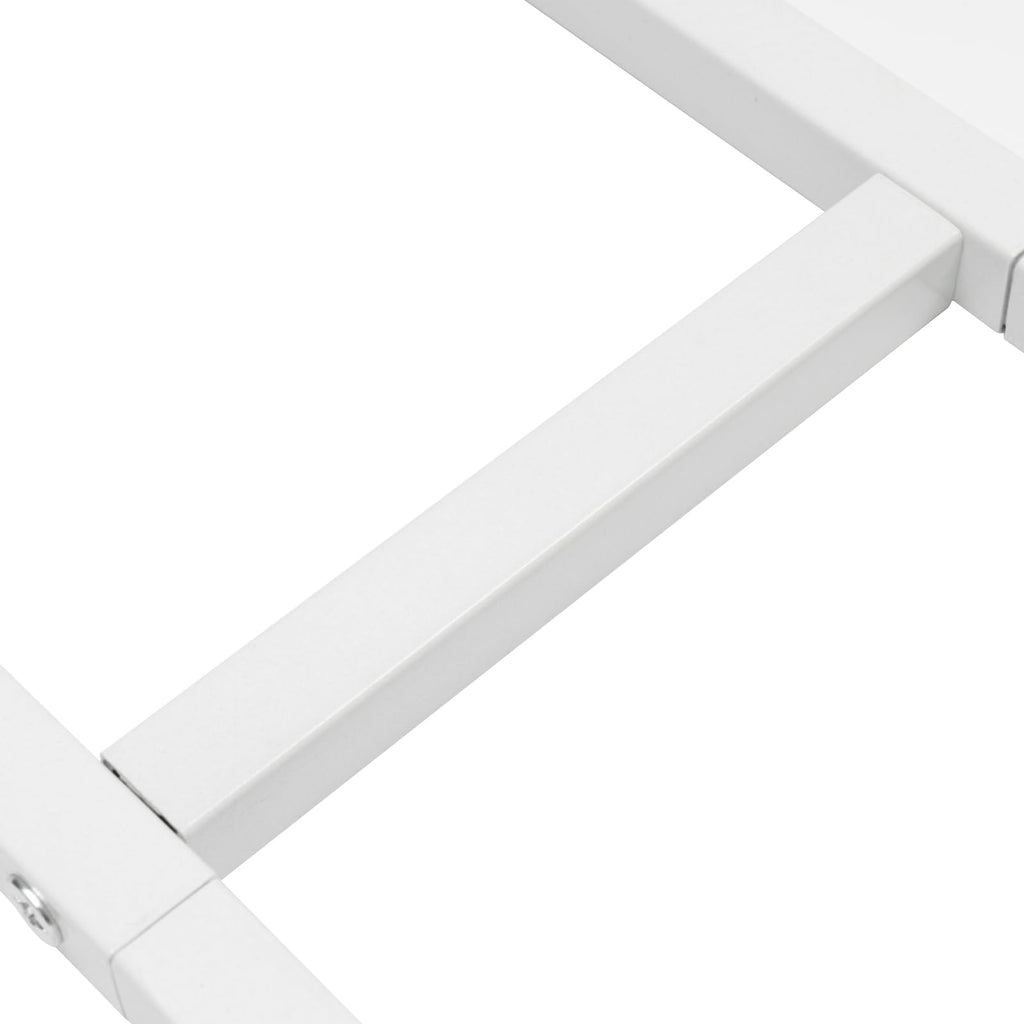 2 Pcs 34Inch White Wall Mount CD DVD Storage Shelf X505