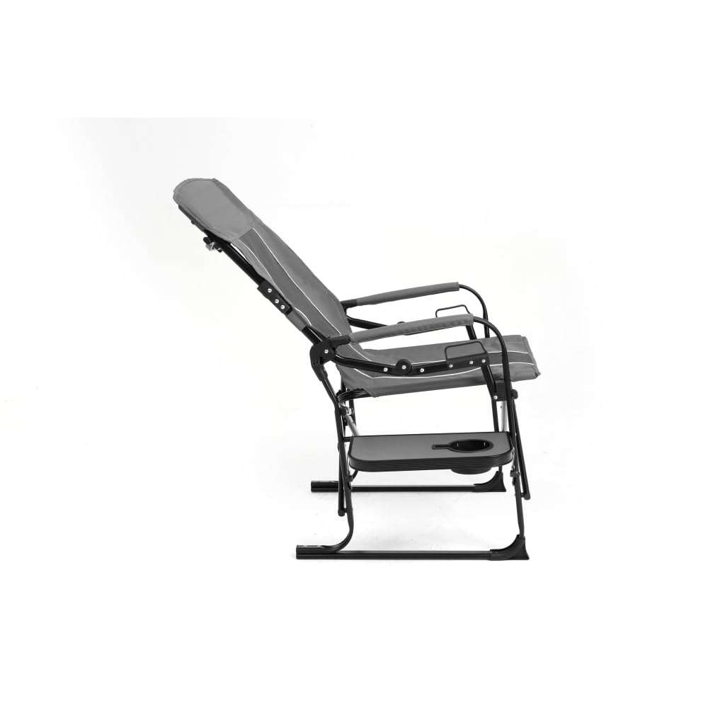 Oversized Portable Folding Camping Chair with Side Table B664271