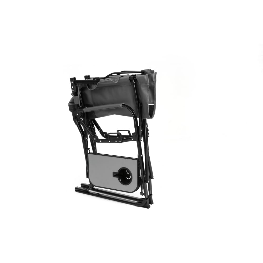 Oversized Portable Folding Camping Chair with Side Table B664271