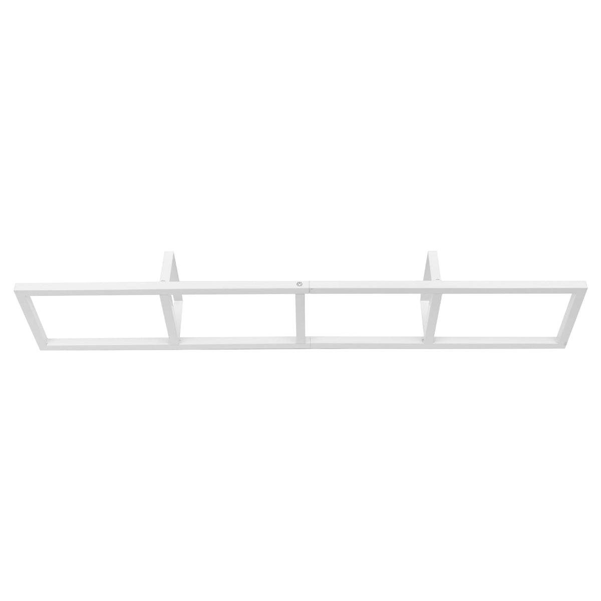 2 Pcs 34Inch White Wall Mount CD DVD Storage Shelf X505