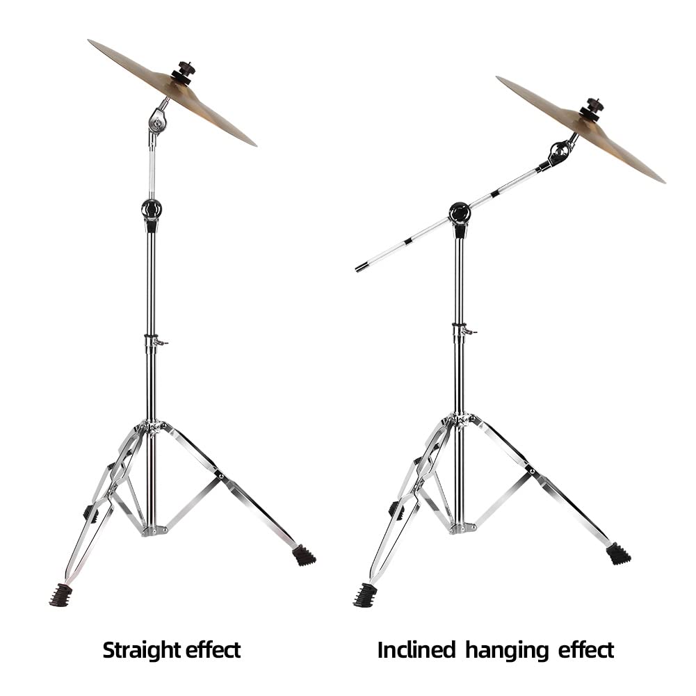 Adjustable Boom and Straight Cymbal Stand with Drum Sticks Holder Y487172