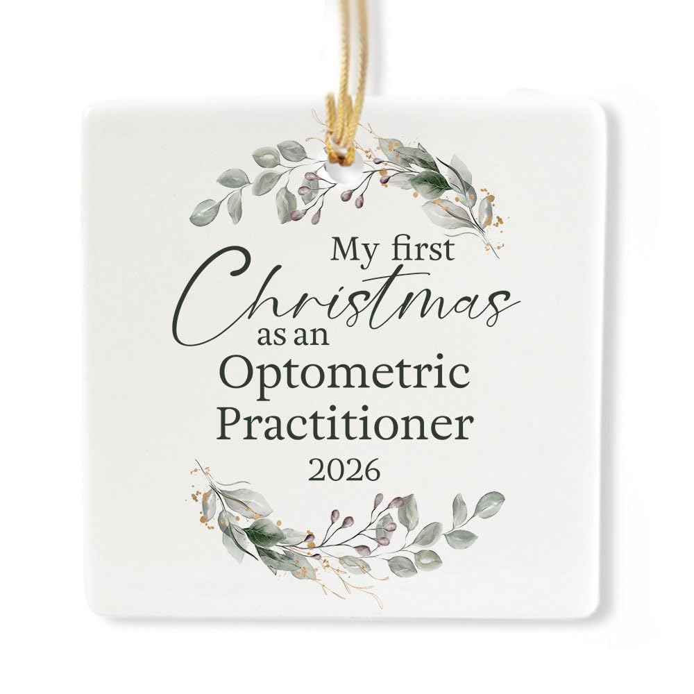 Ceramic 3-inch Square Ornament T425