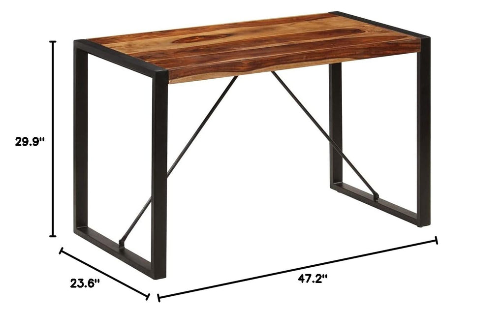 Square Solid Sheesham Wood Dining Table P470