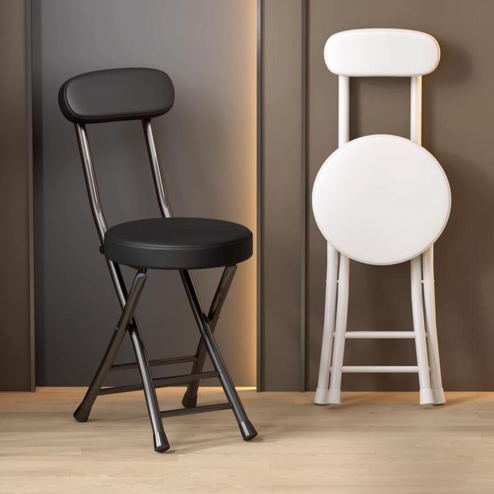 Black 18 Inch Folding Stool K276