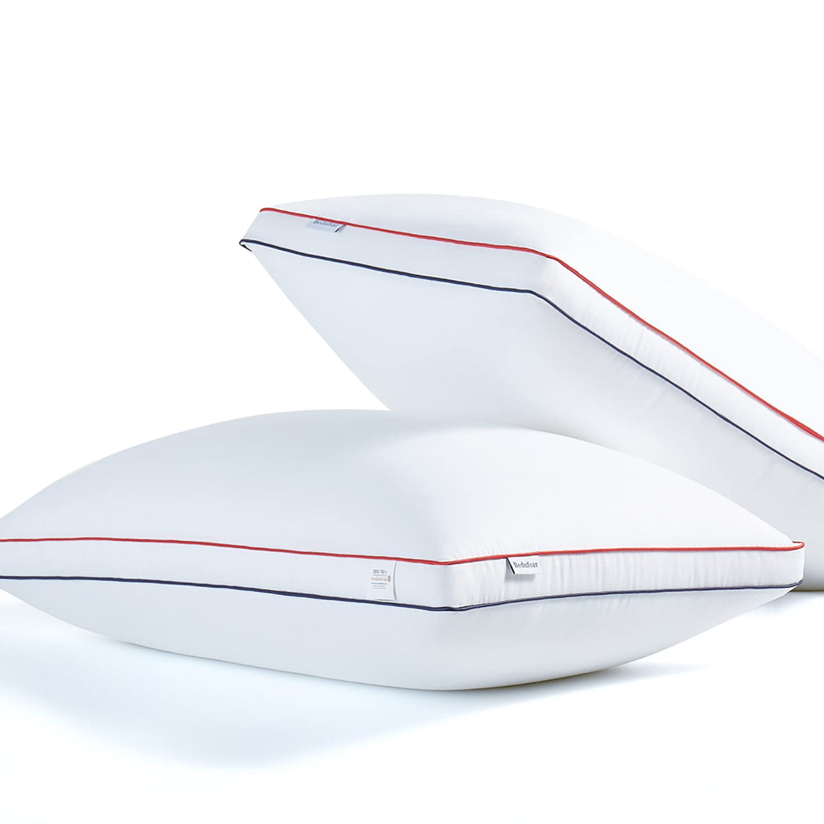 Queen Size Set of 2 Cooling Down Alternative Gusseted Pillows S671372