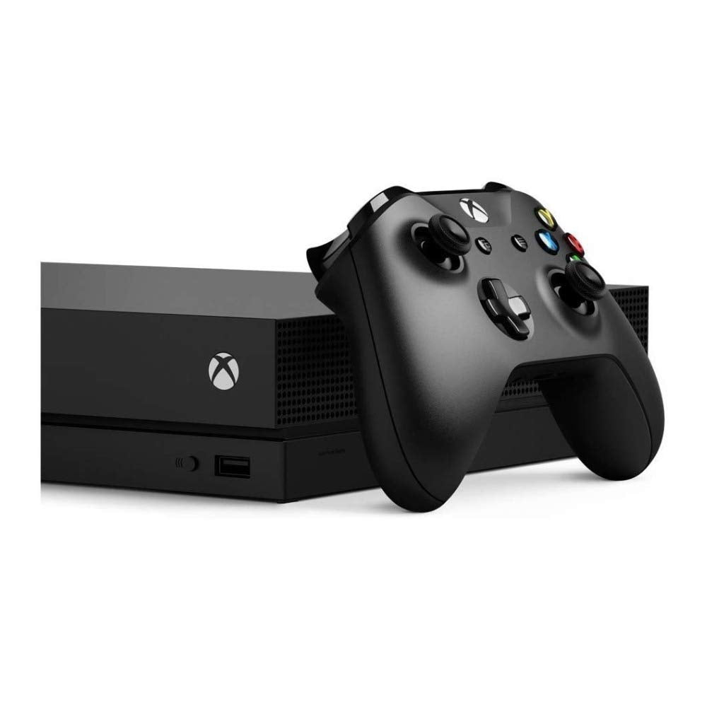 Xbox One X 1TB Gaming Console with Wireless Controller, Headset, Wired Controller and Game L47242