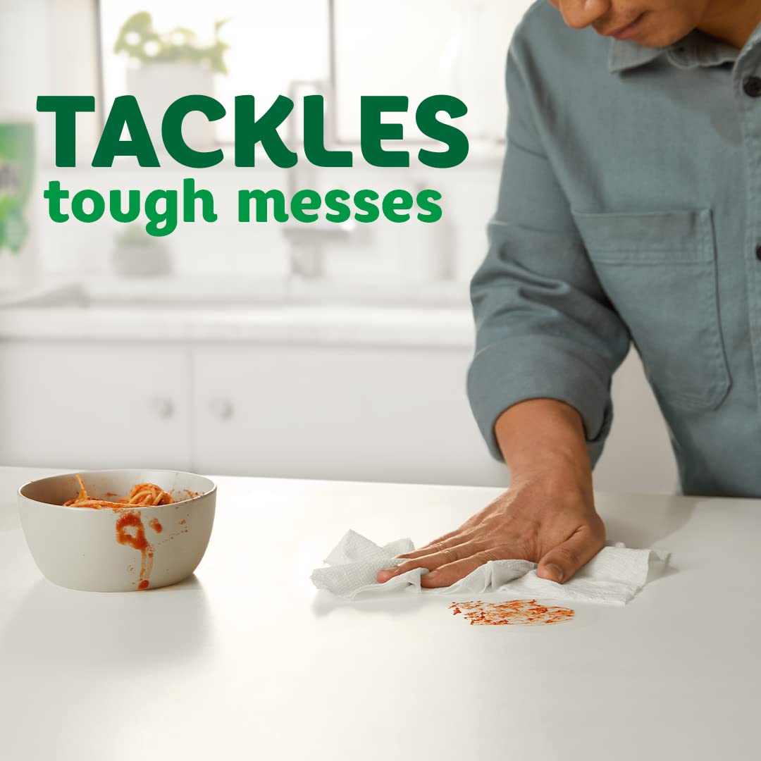 White Paper Towels, 6 Double Rolls Z775