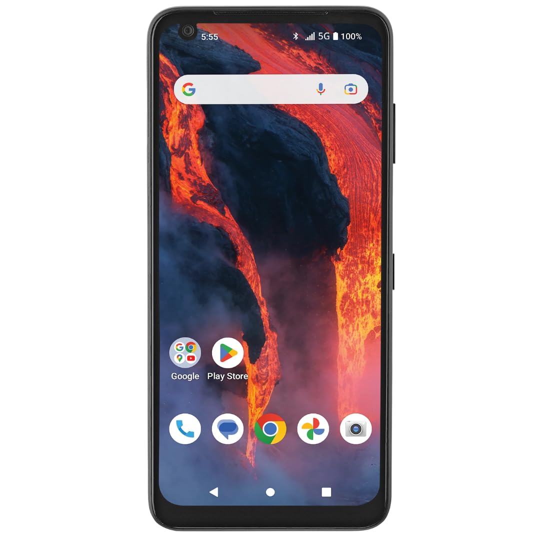 5G Smartphone 64GB 6GB 6.78" HD+ 48MP Triple Camera Black X5516