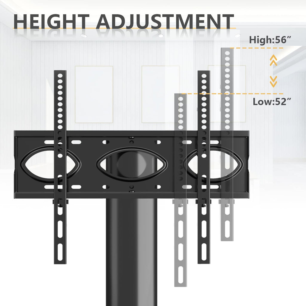 4-Tiers Swivel TV Stand for 32-70 inch TVs N8179