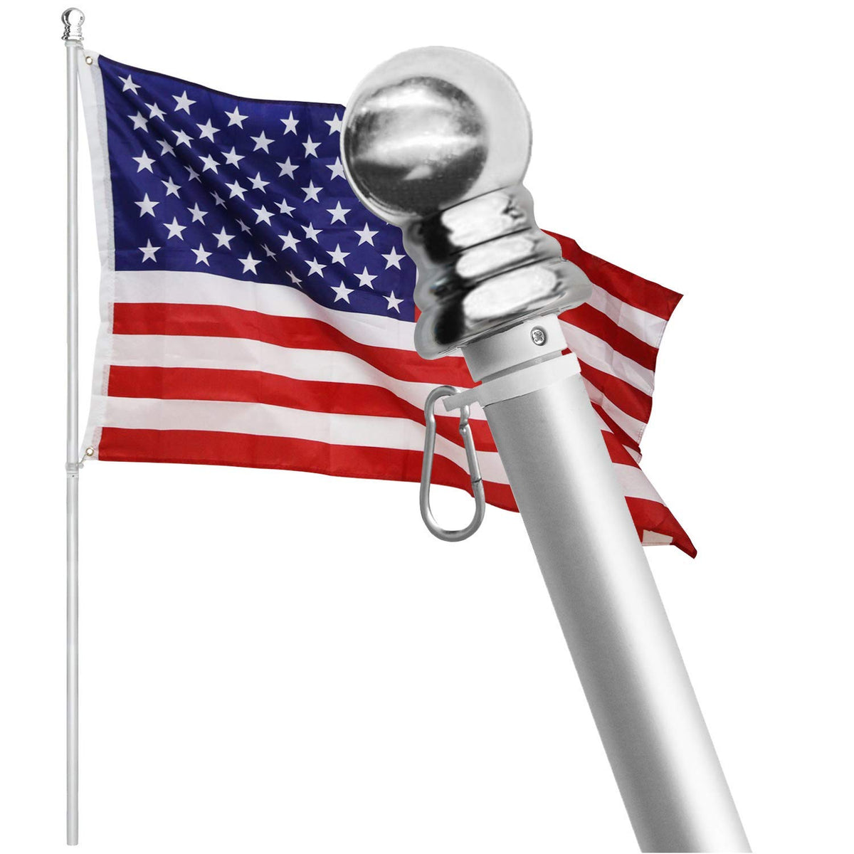 Aluminum 6FT Flag Pole Holder Q9298