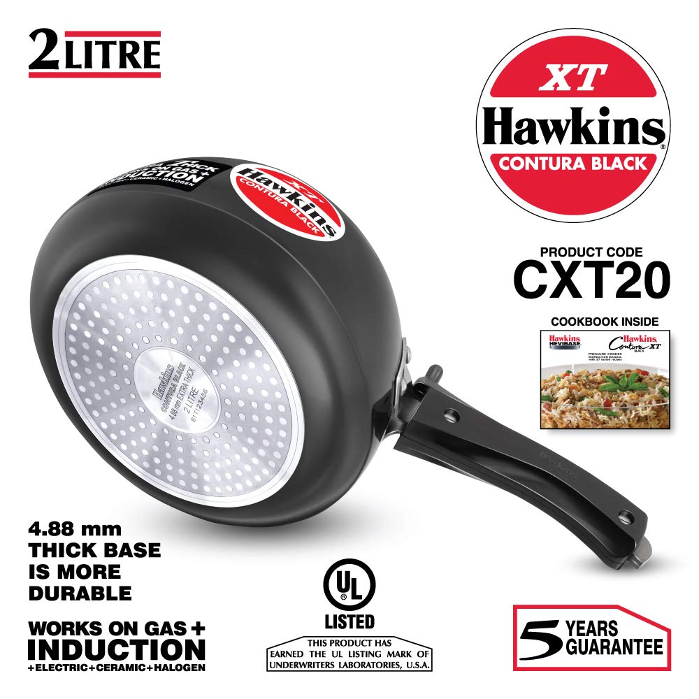 Black 2 Liter Pressure Cooker W32496