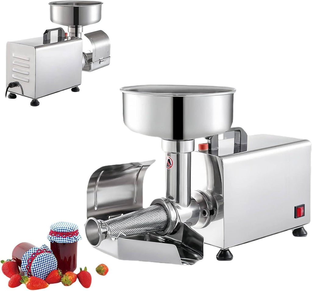 Electric Tomato Strainer Machine 330 lbs/hr 450W Stainless Steel O24595