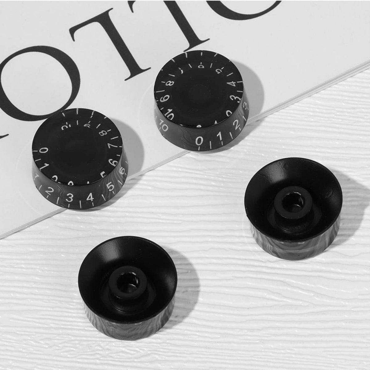 Black Electric Guitar Knobs O74504