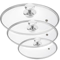 3 pcs Glass Lid Replacement Set (8 In + 10.25 In + 12 In) F652