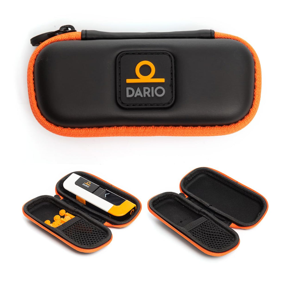Black Diabetes Travel Case and 100 Sterile Lancets F581