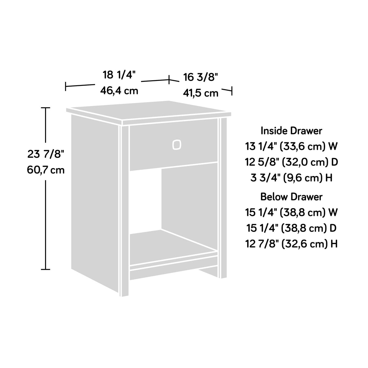 White Night Stand P1440