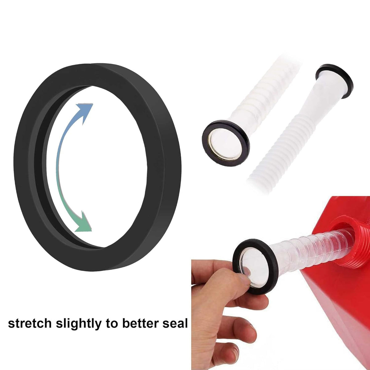 Gas Can Spout Gasket Seals Replacement Rubber Gaskets V37687