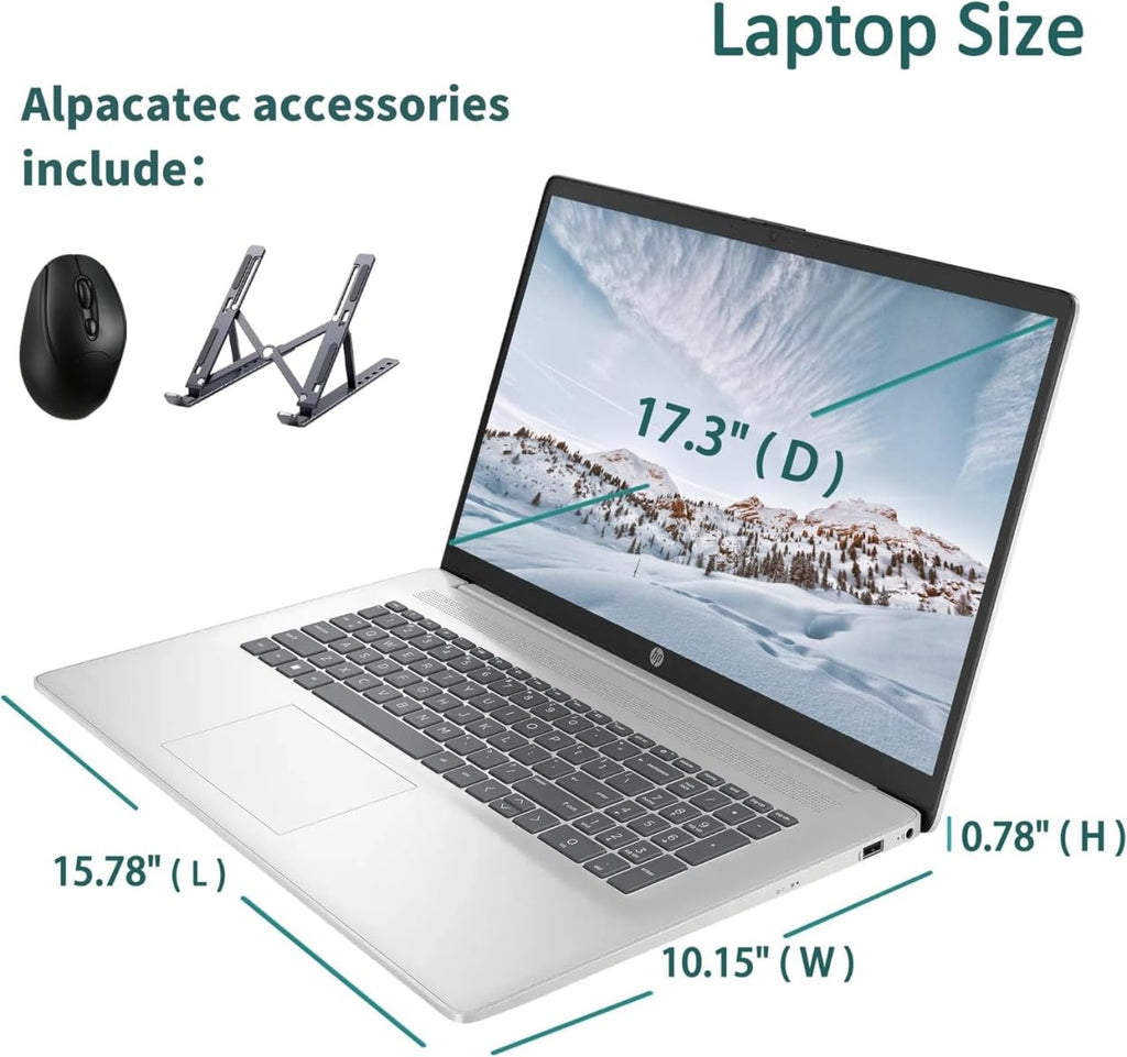 17.3" Full HD Laptop AMD Ryzen 5 16GB RAM 1TB SSD Natural Silver Y946505