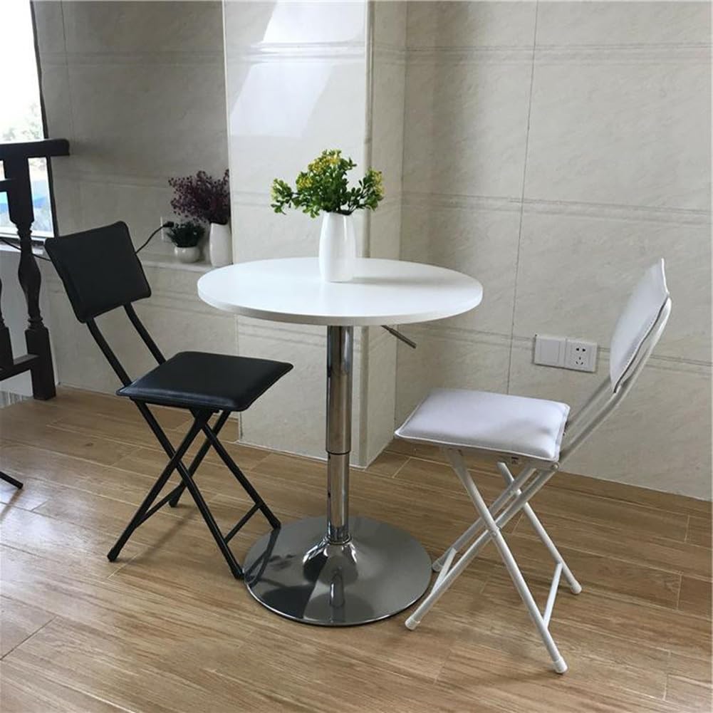 Foldable Counter Height Stool with Backrest E44341