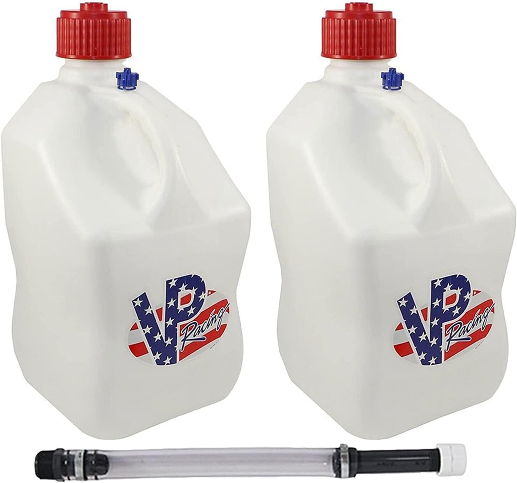 5.5 Gallon Square Motorsport Jug with Standard Hose 2 Pack V75448