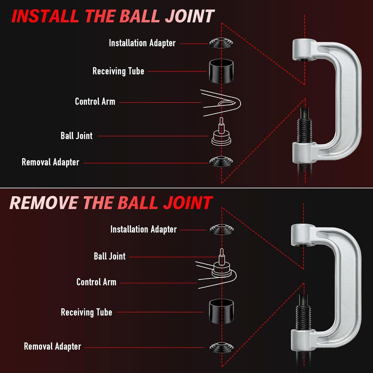 23PC Ball Joint Press Kit E320