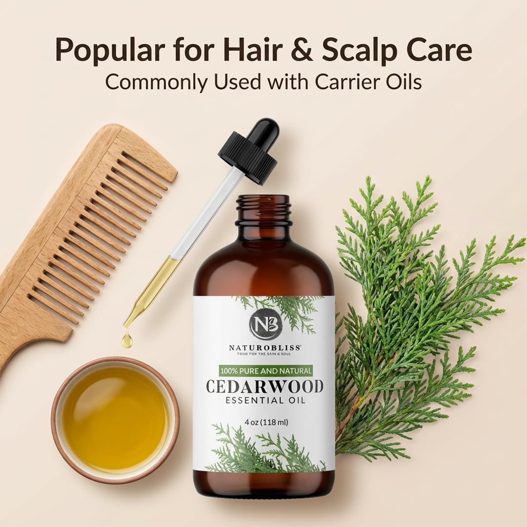 Cedarwood Essential Oil 4 Fl Oz Pack of 2 F904
