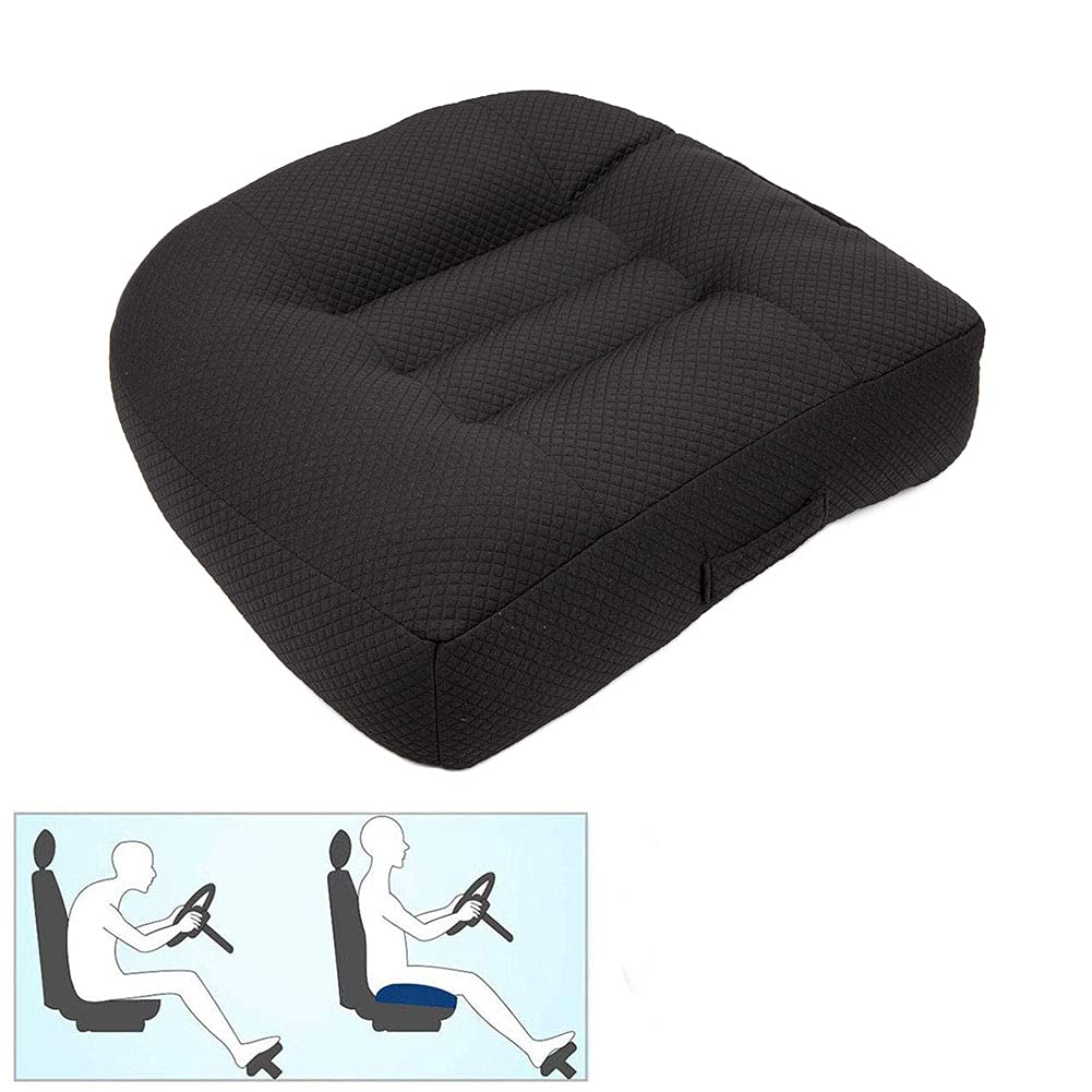 Car Booster Seat Cushion Pure Black T719