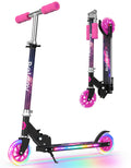 2 Wheel Folding Kick Scooter with Light Up Wheels M8462
