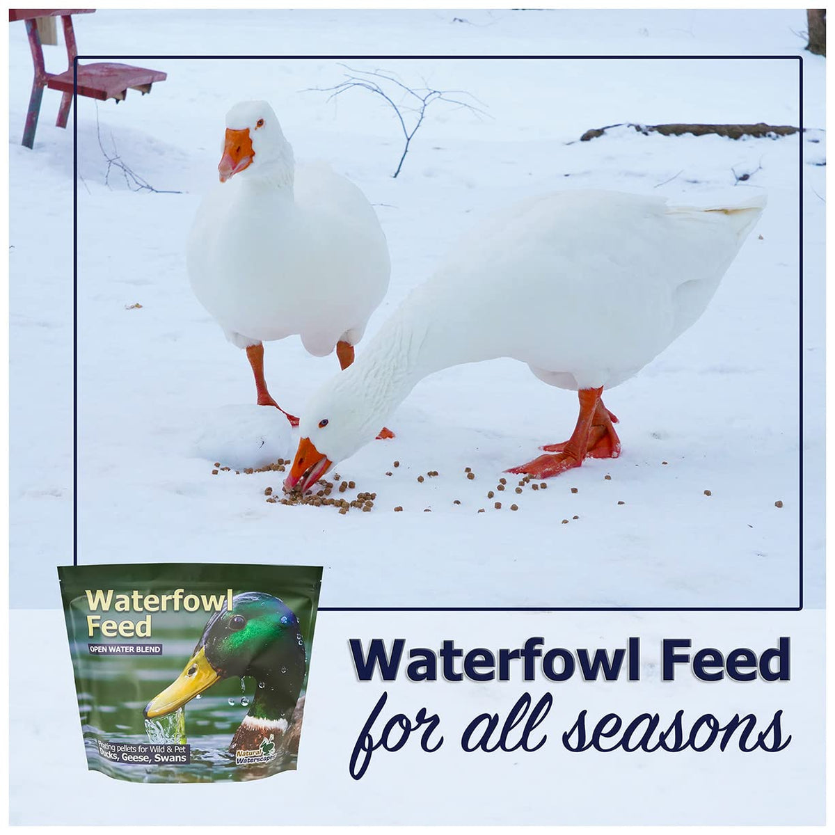 Waterfowl Feed 20 lb Bag Floating Pellets M52970