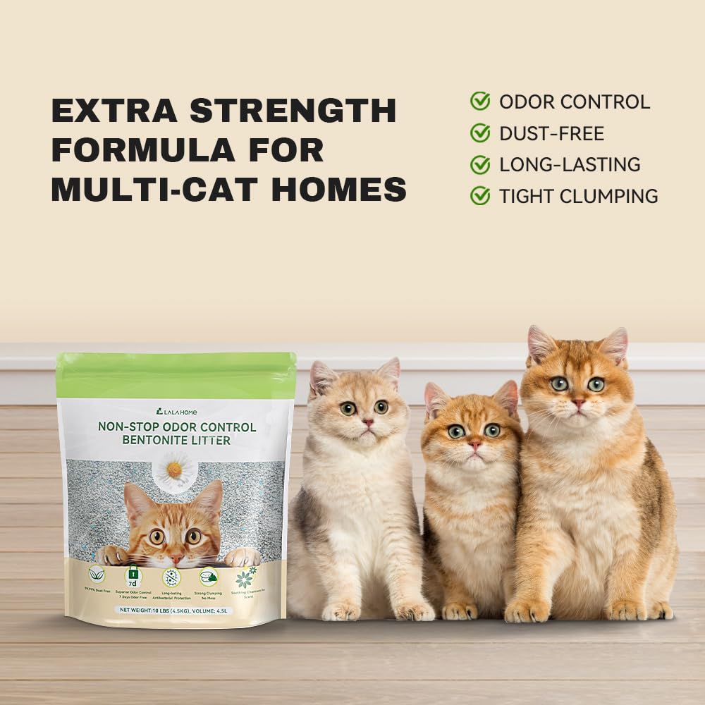 Sodium Bentonite Clumping Cat Litter 10 lb R78341