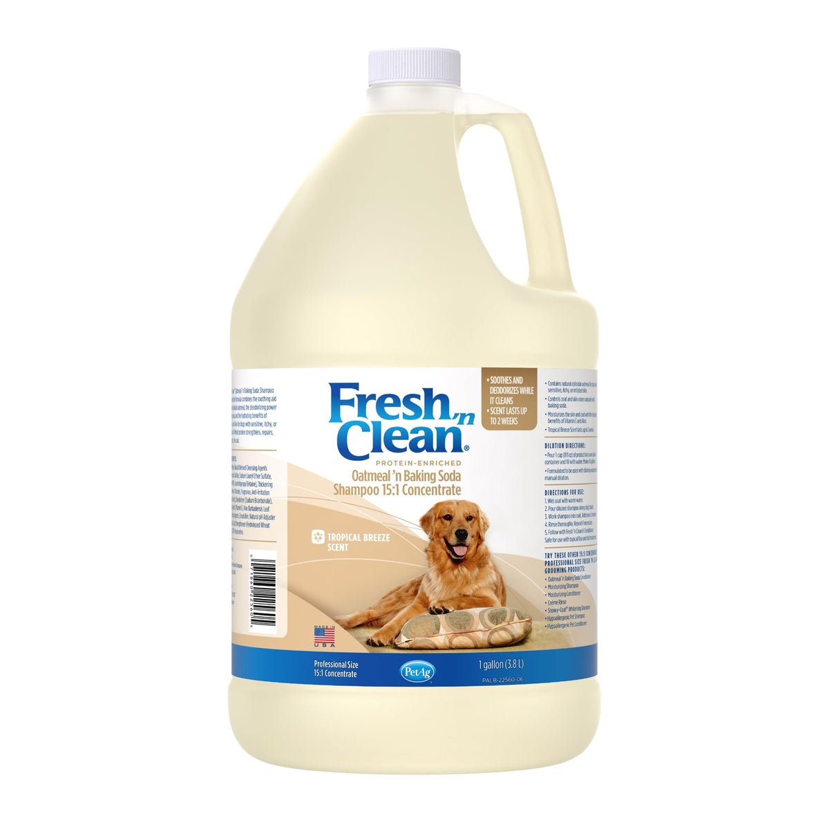 Oatmeal Baking Soda Shampoo Tropical Fresh Scent 1 Gallon B9782
