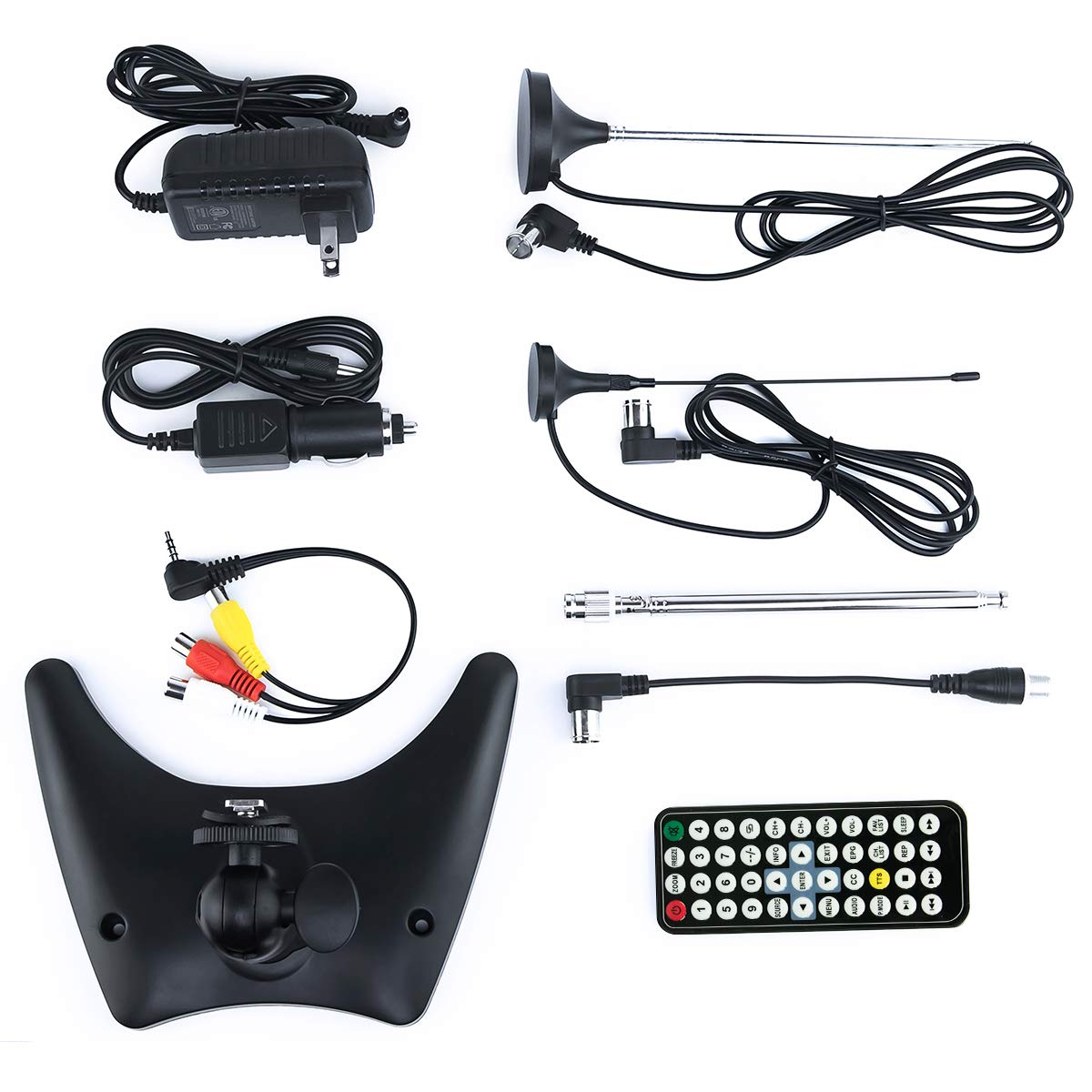 9" Portable LCD TV Rechargeable Battery Powered P8657