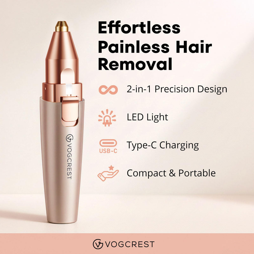 Electric Epilator and Oil Hair Removal Bundle J3077