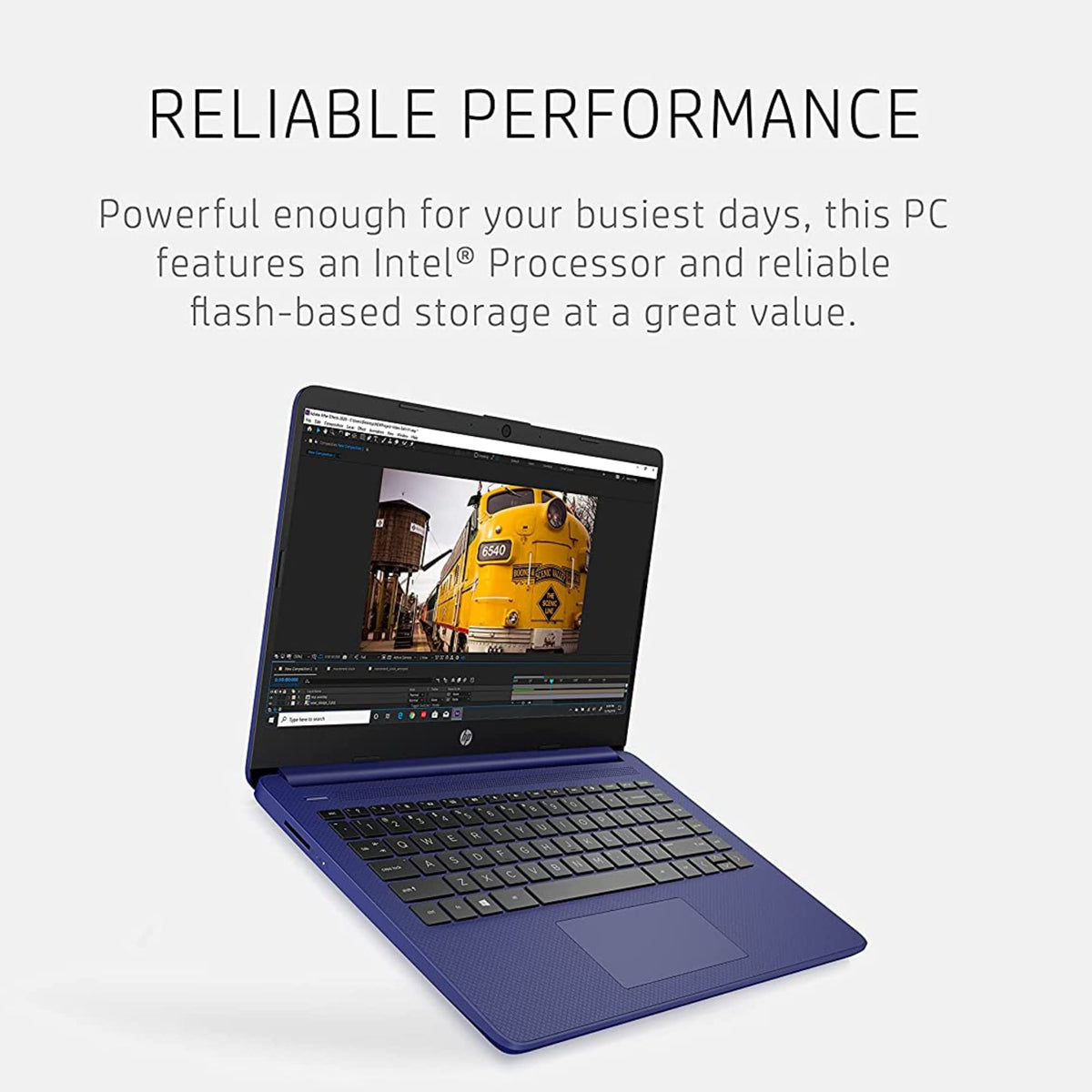 14" HD Laptop, Intel Celeron, 4GB Memory, 64GB eMMC, Blue H530