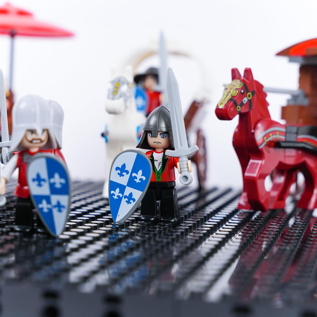 Medieval War Chariot Building Block Set with 12 Minifigures O599094