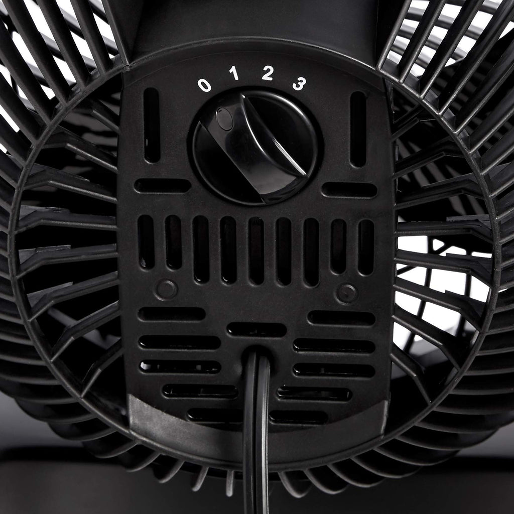Black 3 Speed Air Circulator Desk Fan G6712