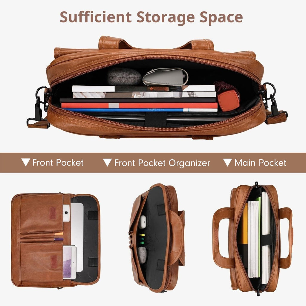 Leather 15.6 Inch Laptop Bag B5099