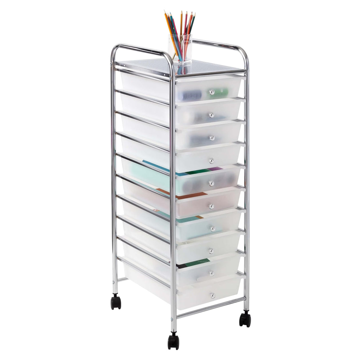 10 Drawer Rolling Storage Cart X378