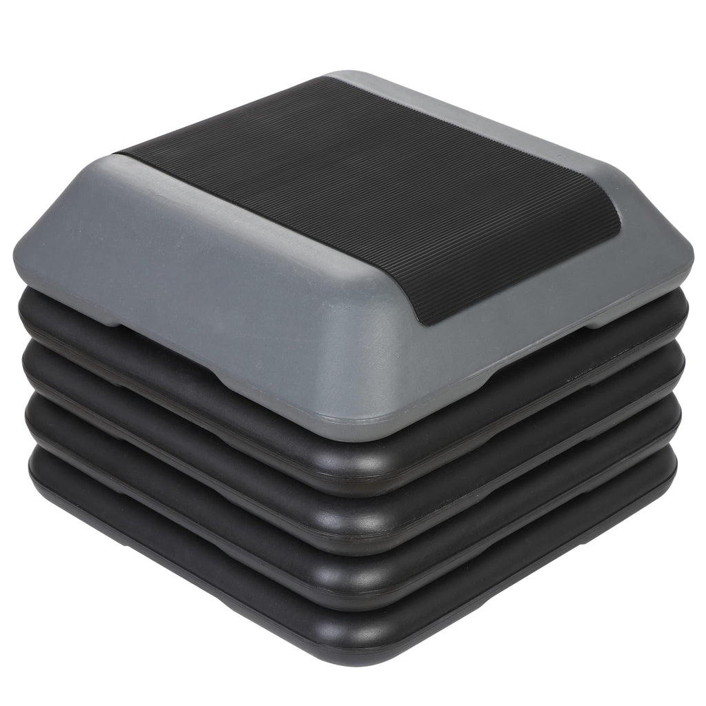 Adjustable Aerobic Step Platform with 4 Risers E956055