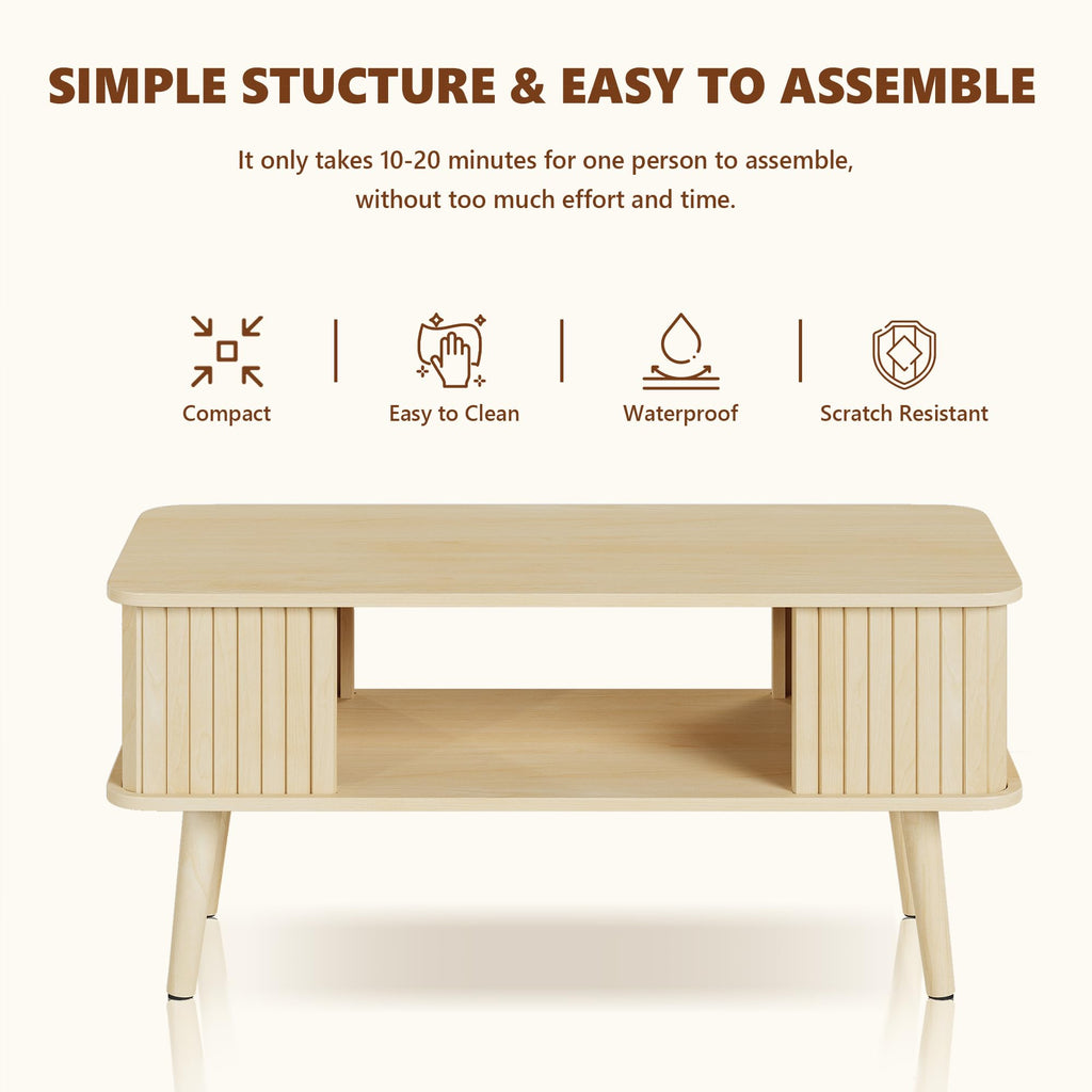 Coffee Table with Storage C35788