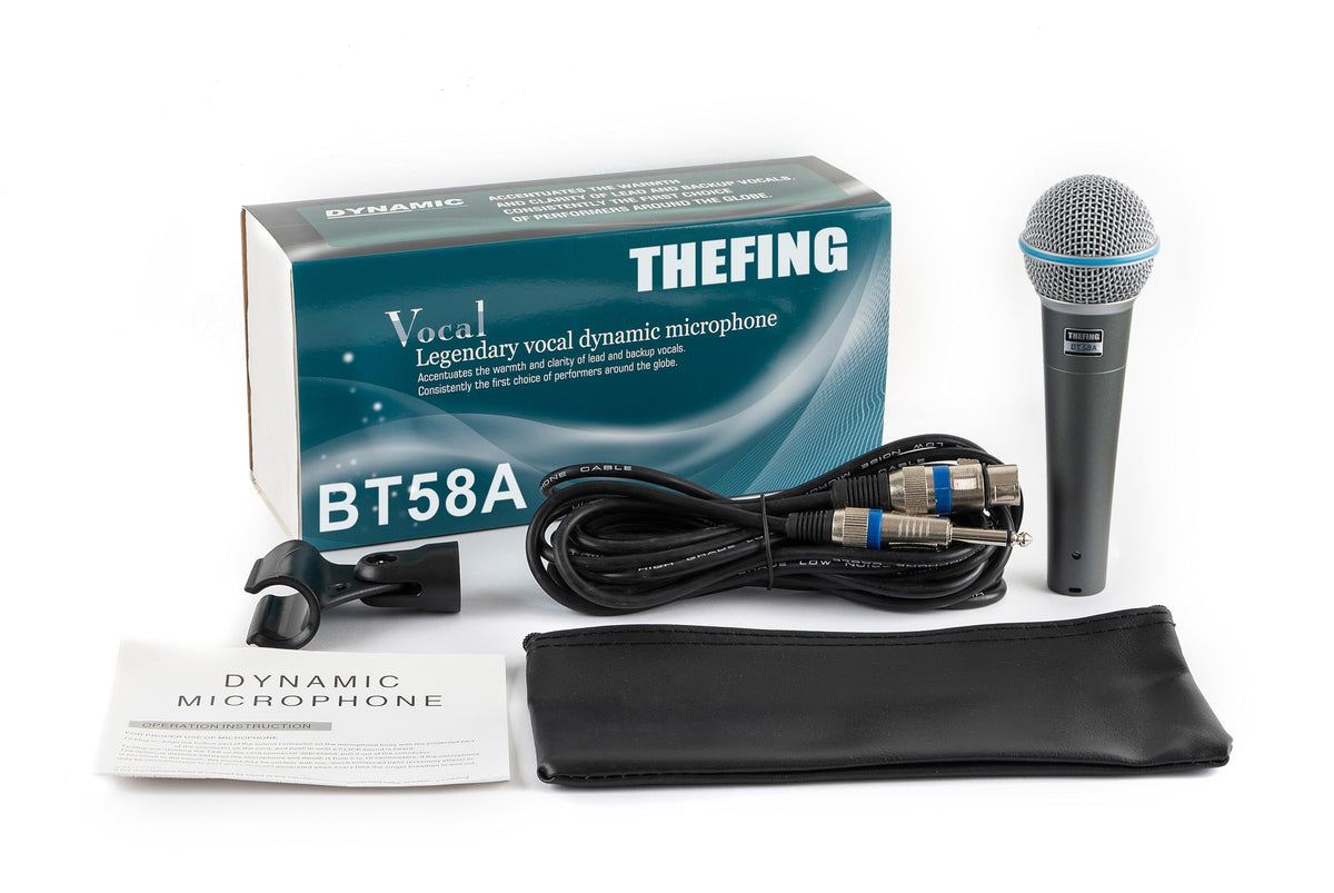 Wired Dynamic Handheld Karaoke Microphone with Audio Cable N238885