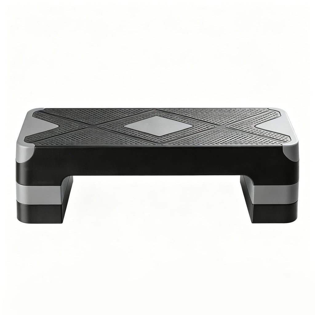 28-Inch Height Adjustable Aerobic Step Platform with 4 Risers X2045