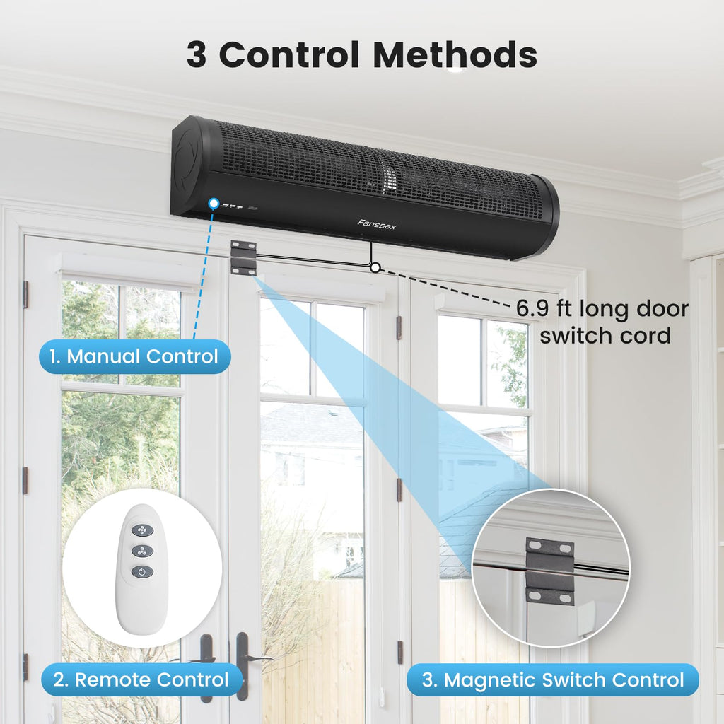 36" Wall Mounted Air Curtain E27536