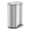 50L Stainless Steel Step Trash Can with Odor Filter and Removable Bucket O292