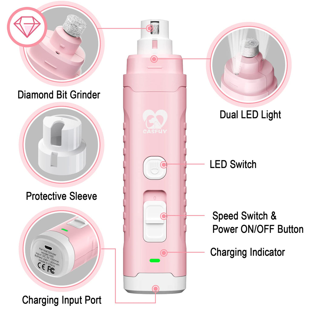 Dog Nail Grinder with 2 LED Light A4615