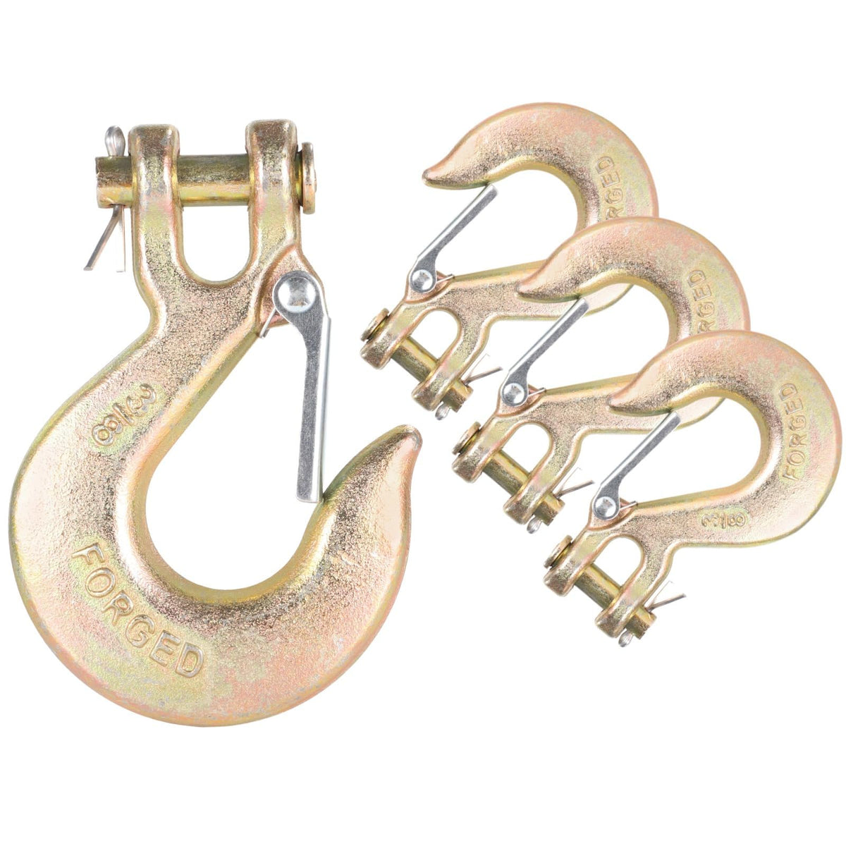 3/8-Inch Grade 70 Steel Clevis Slip Hooks 4-Pack Z206651