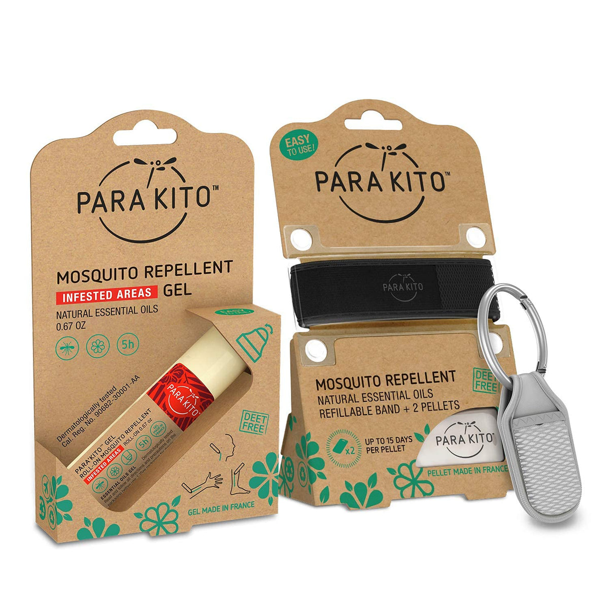 Mosquito Repellent Bundle Roll-on Wristband Clip K608323