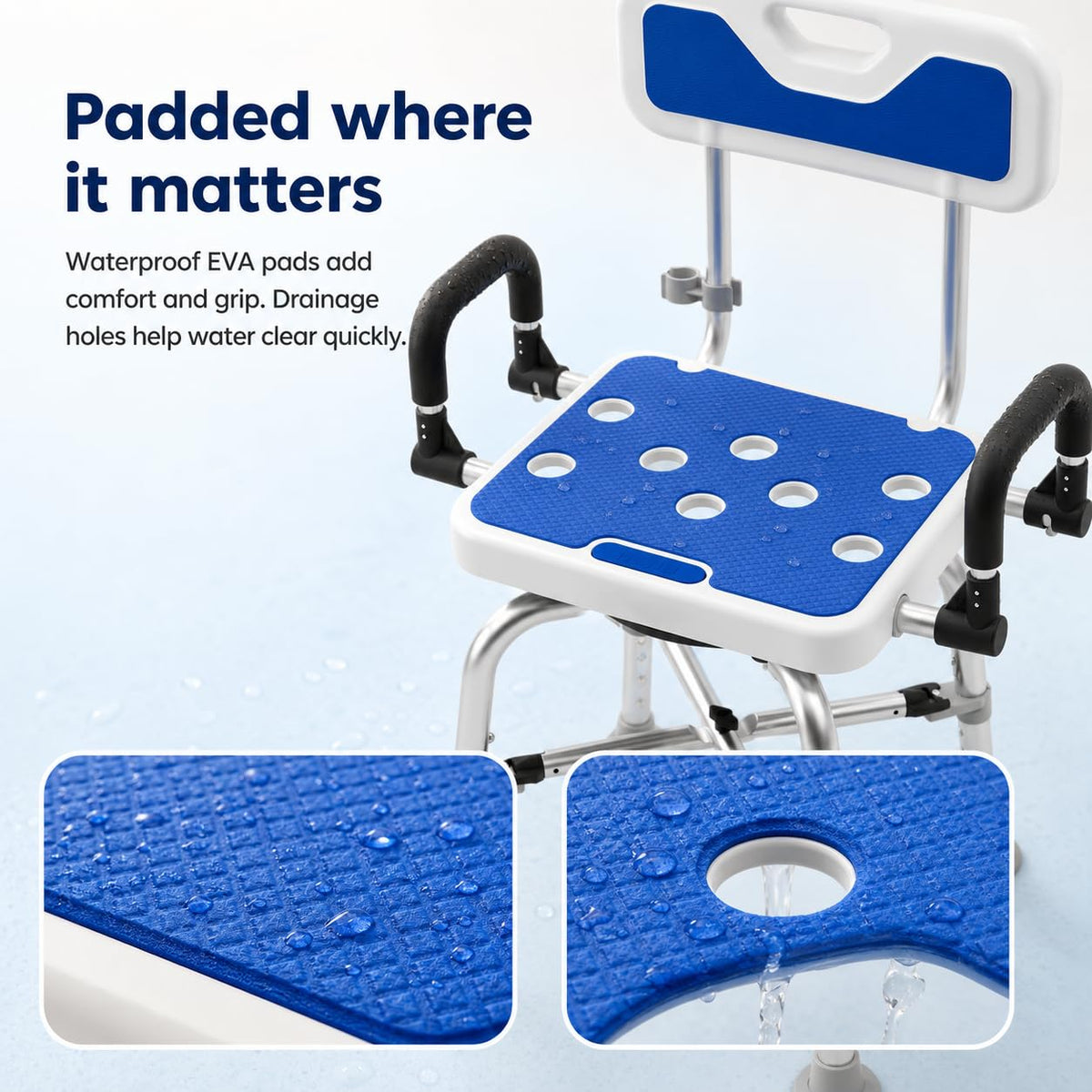 Heavy Duty Swivel Shower Chair J73438